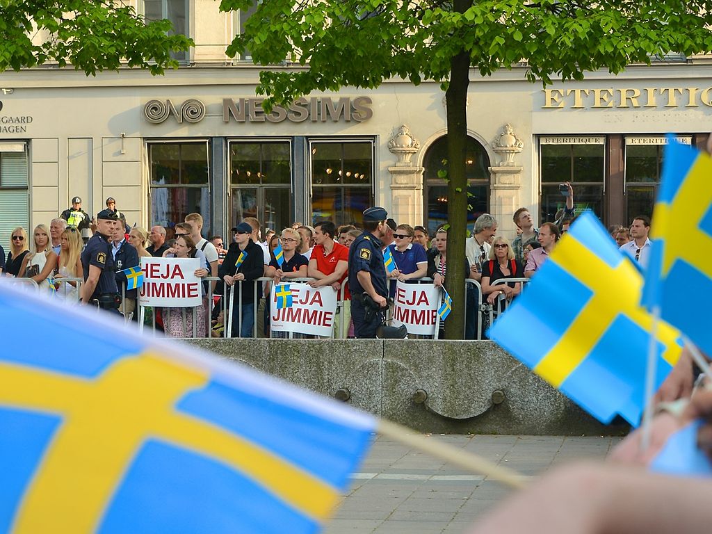 Swedish Democrat supporters