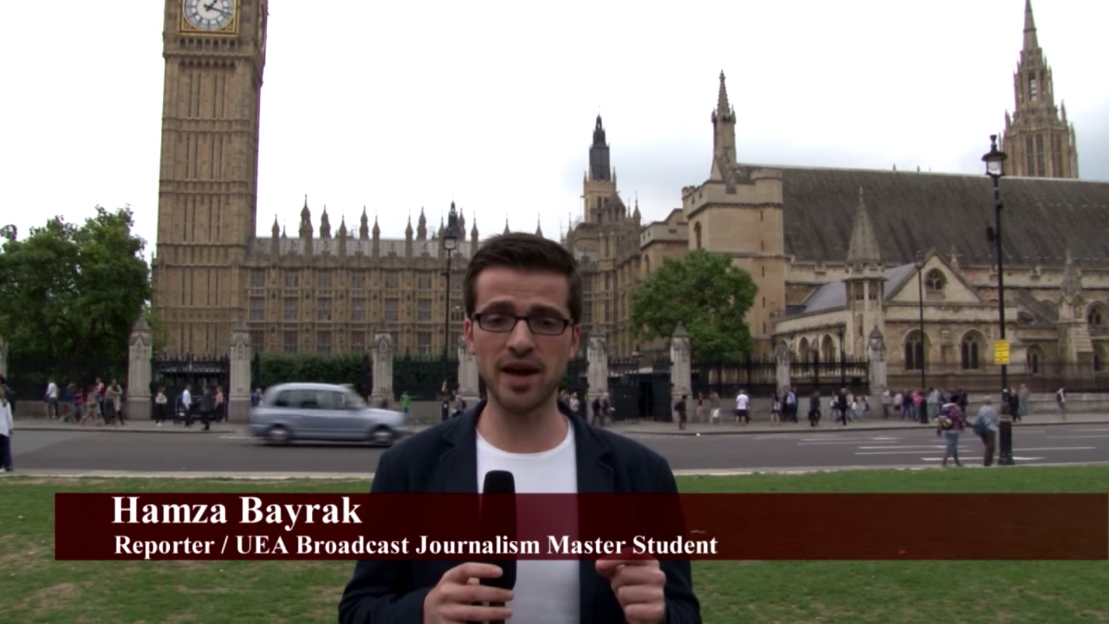 UEA Broadcast Journalism student